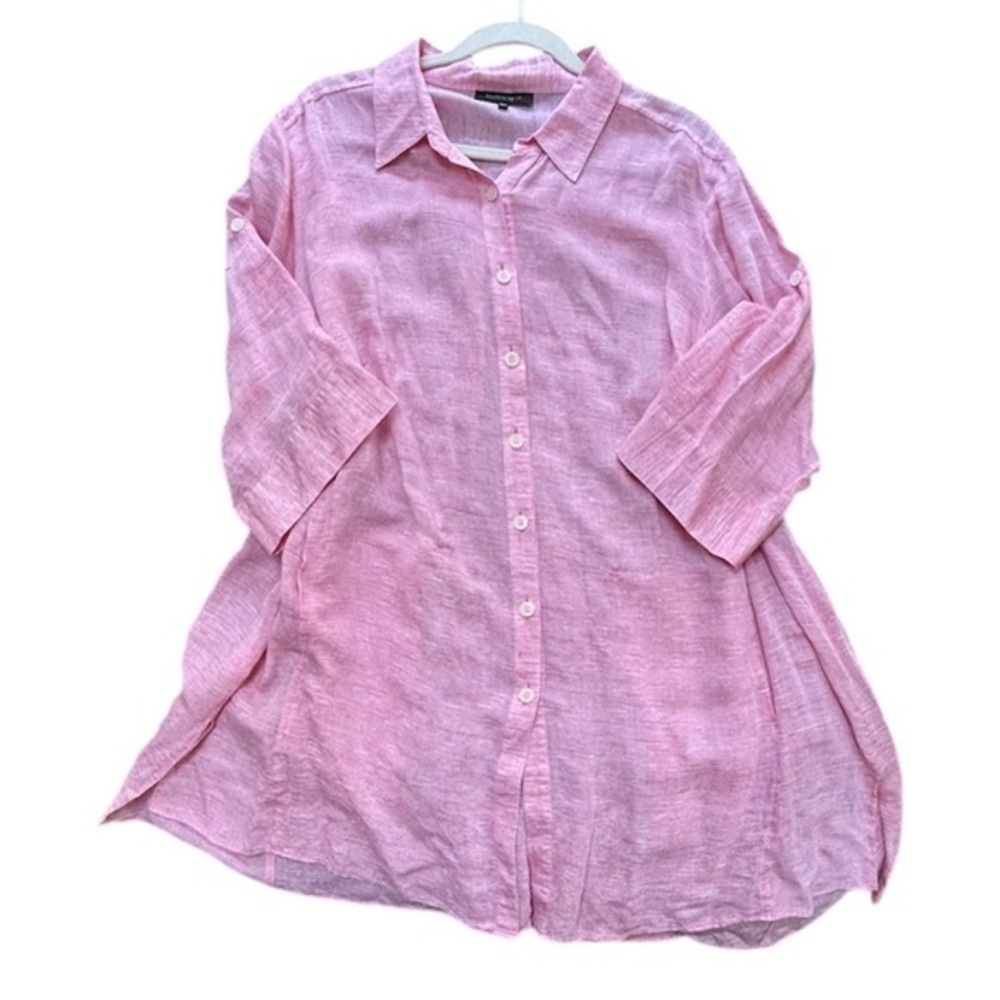 Like New Lafayette 148 Linen Tunic, Size 18W